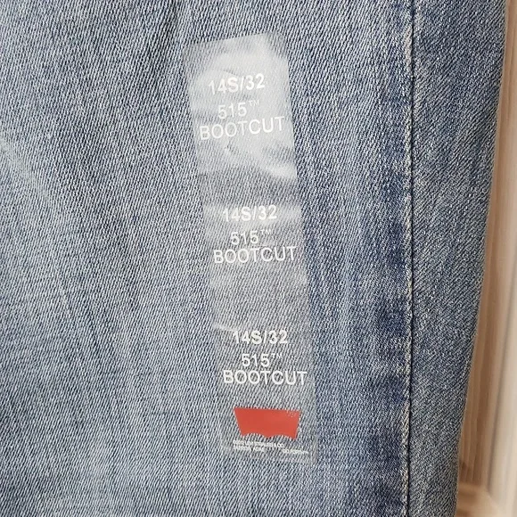 Levi's 515 boot cut light jeans NWT 14s - Picture 2 of 9